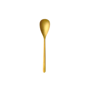 Cuillère à dessert inox doré