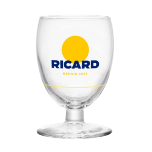 Verre Apéritif et digestif - Ricard- sans fond - Location de vaisselle - Art de la table - Grains de Sable & Porcelaine